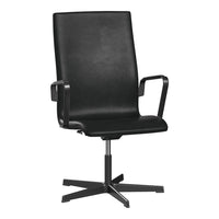 Oxford Medium Back Office Armchair - 5 Star Base - Height Adjustable