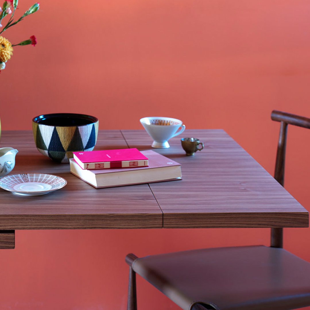 Gualtiero Large Extendable Dining Table w/ Wood Top