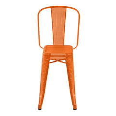 HGD60 Stool - High Backrest - Perforated - Indoor