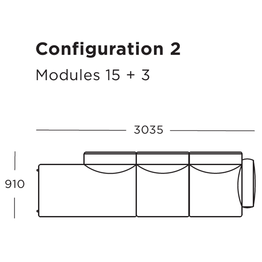 Hang Modular Sofa (Modules 9-16)