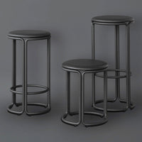 Hardie Stool - Upholstered