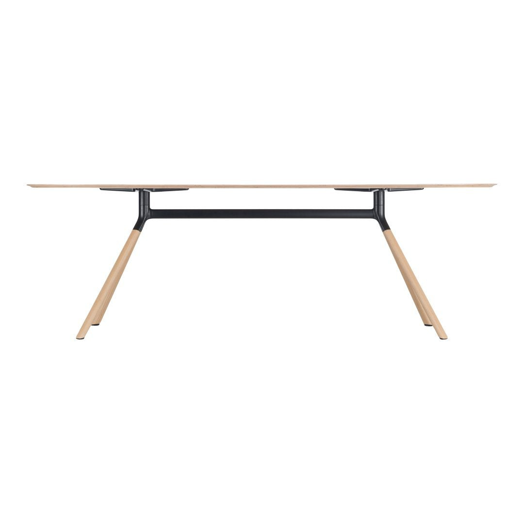 Fork Rounded End Desk Table (63-70.9" L)