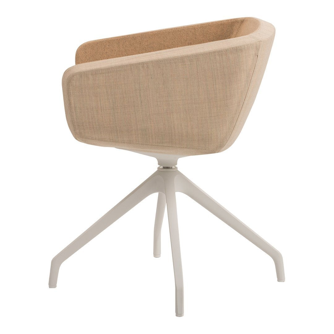 Arca 4096 Mini Armchair - 4-Spoke Swivel Base