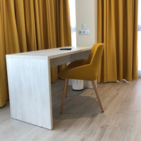 Noom Series 30 Armchair w/ French Seams - Conical Wood Legs