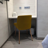 Noom Series 30 Armchair w/ French Seams - Conical Wood Legs