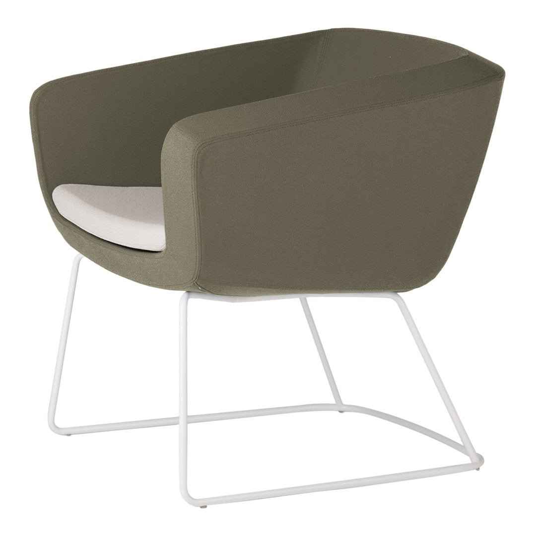 Arca Lounge Armchair - Sled Base