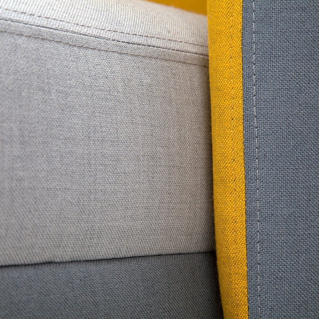 Frankie 2-Seater Sofa - 3-Sided Wall