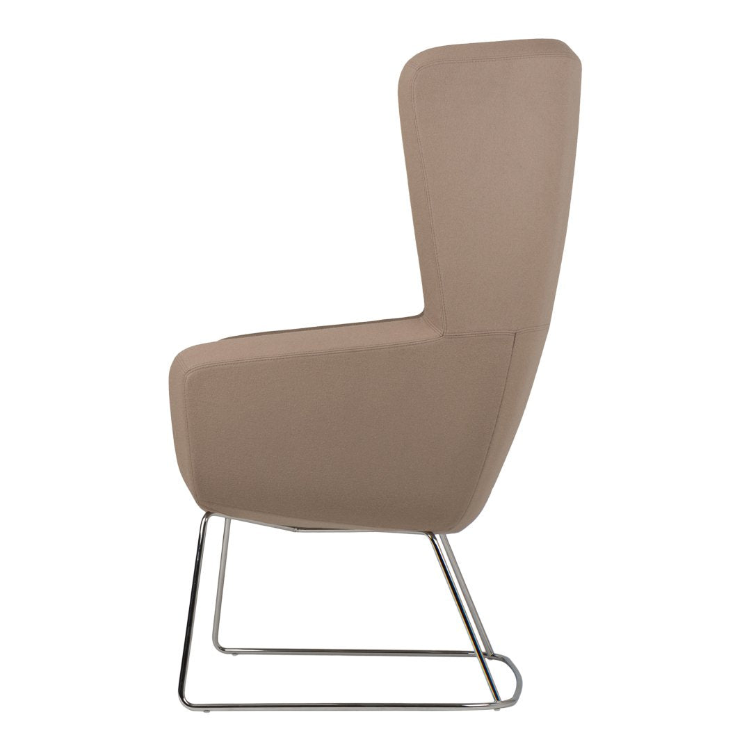 Arca Lounge Armchair - Sled Base