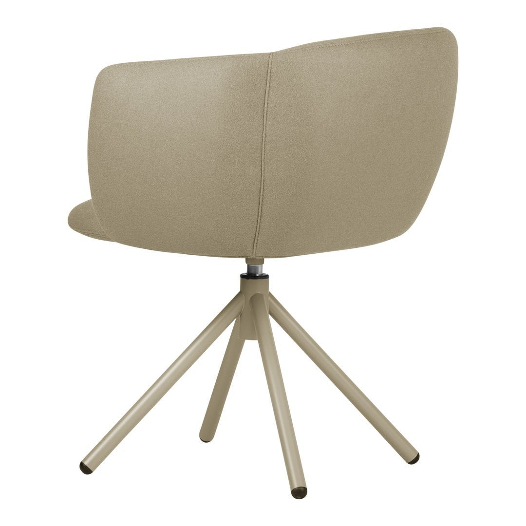 Not 5090 Small Armchair - Steel Swivel Base