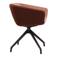 Arca 4096 Mini Armchair - 4-Spoke Swivel Base
