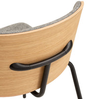 Tao Side Chair - Front Upholstered - Stackable