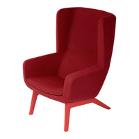 Arca 909S Lounge Armchair - Wooden Sled Base