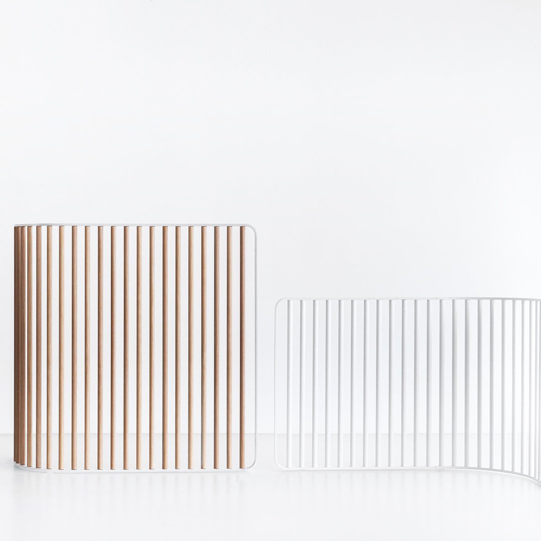 Screen Tubes Left L-Shape Room Divider