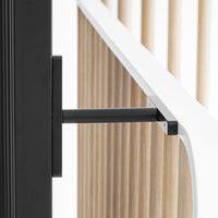 Screen Tubes Left L-Shape Room Divider