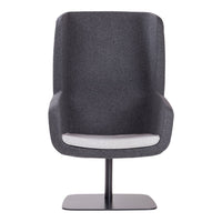 Arca Lounge Armchair - Plate Base