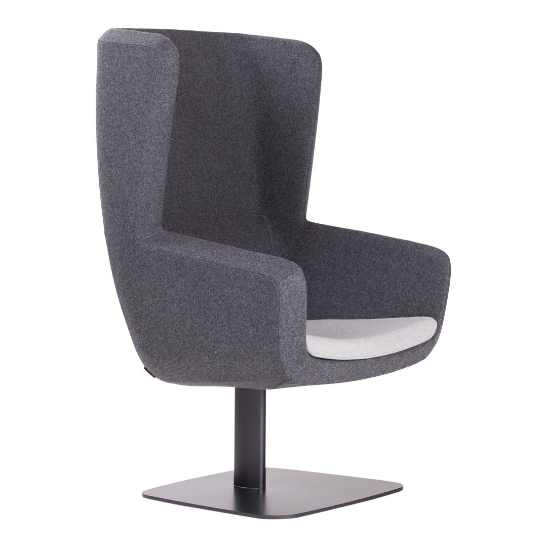 Arca Lounge Armchair - Plate Base