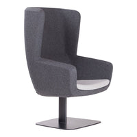 Arca Lounge Armchair - Plate Base
