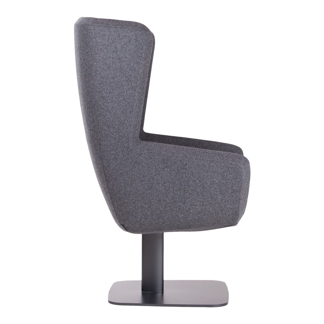 Arca Lounge Armchair - Plate Base
