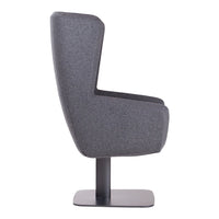 Arca Lounge Armchair - Plate Base