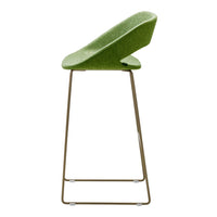 Kabira Bar Stool - Sled Base - Upholstered