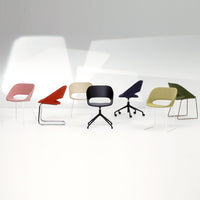 Kabira Armchair - Sled Base - Upholstered