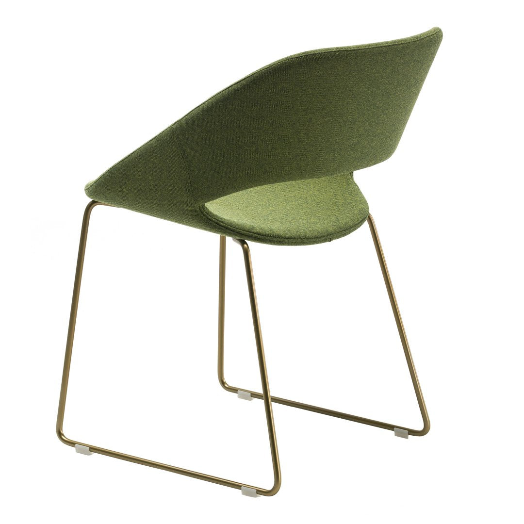 Kabira Armchair - Sled Base - Upholstered
