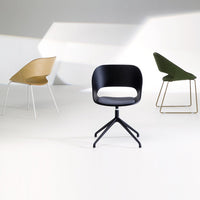 Kabira Armchair - Sled Base - Upholstered