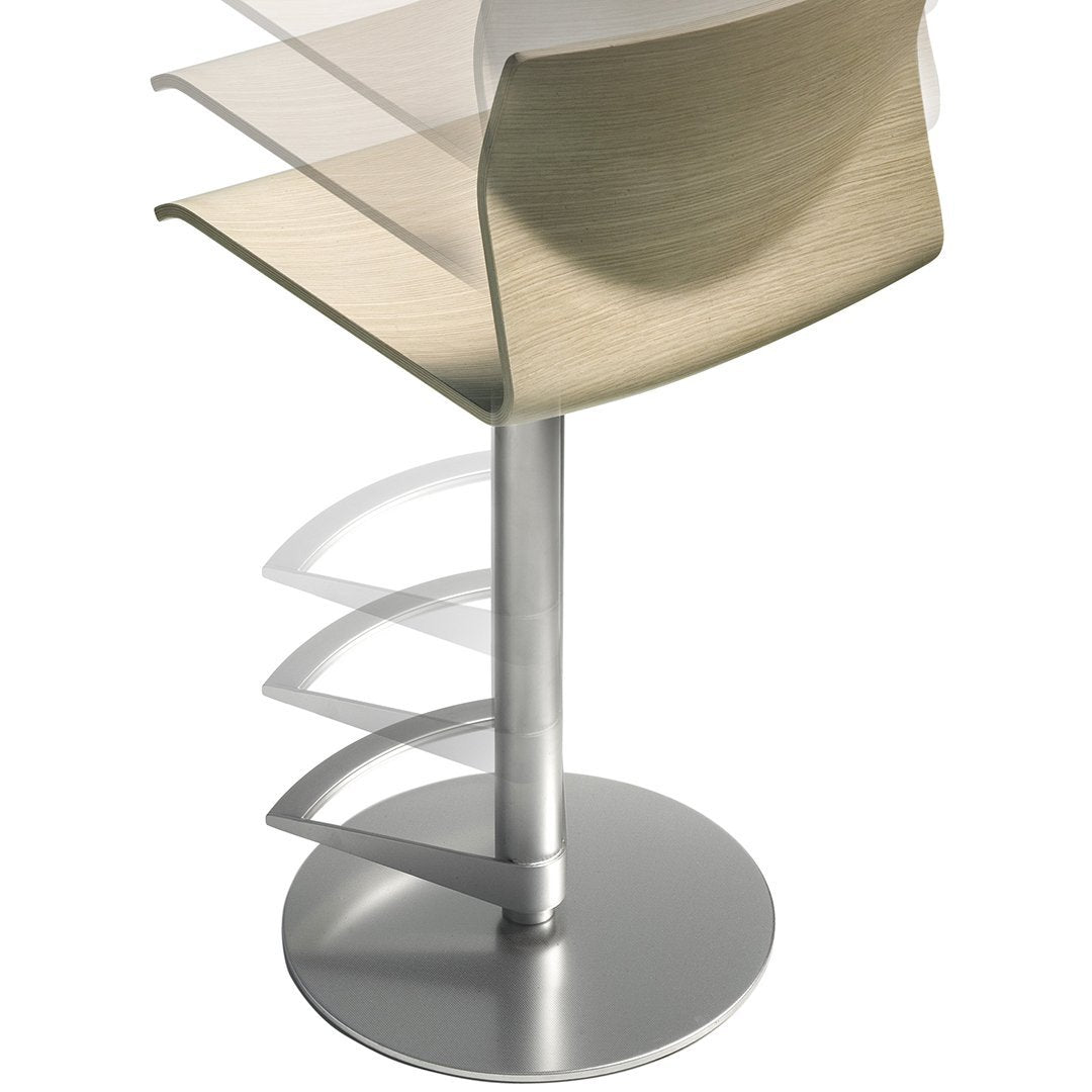 Kai Bar Stool - Unupholstered, Adjustable