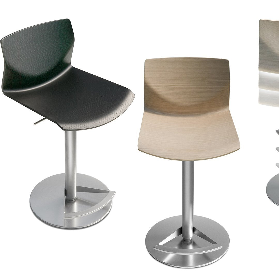 Kai Bar Stool - Unupholstered, Adjustable