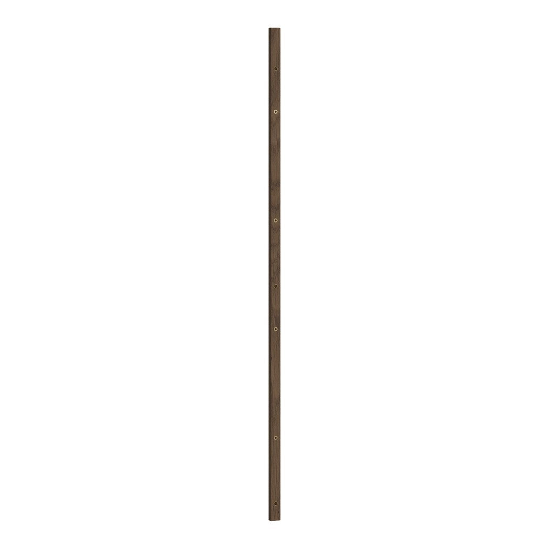 Brown wooden stick with a smooth finish and subtle grain pattern. Ideal for rustic decor or building projects.