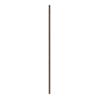 Brown vertical stick in a solid pattern, ideal for framing or decorative purposes.