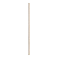 Light natural wood pole with a smooth finish and evenly spaced holes, perfect for DIY projects or organizing.