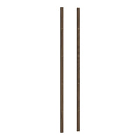 Brown vertical wooden strips with a natural grain pattern.