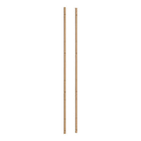 Natural bamboo sticks with a smooth texture and light tan color, featuring a simple, uniform pattern.