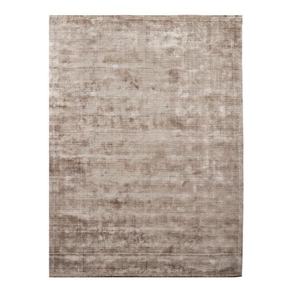 Soft beige area rug with a subtle textured pattern, perfect for adding warmth to any room decor.