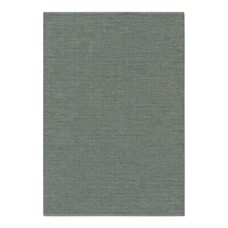 Muted teal textured fabric with subtle variations, ideal for elegant home décor and upholstery projects.