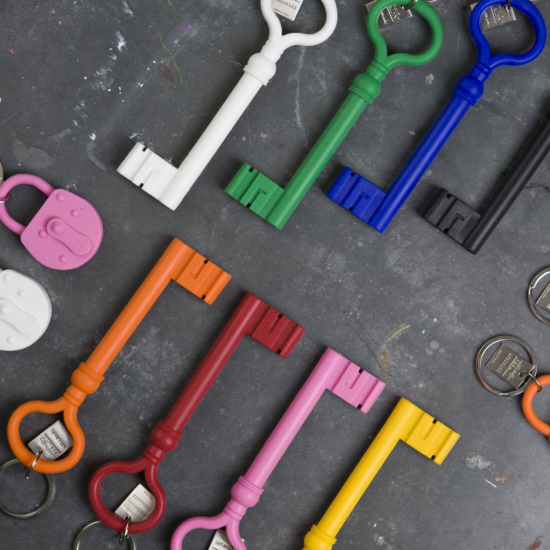 Areaware Reality Keychain Key by Harry Allen | Design Public