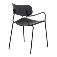 Kiyumi Wood Armchair - Stackable