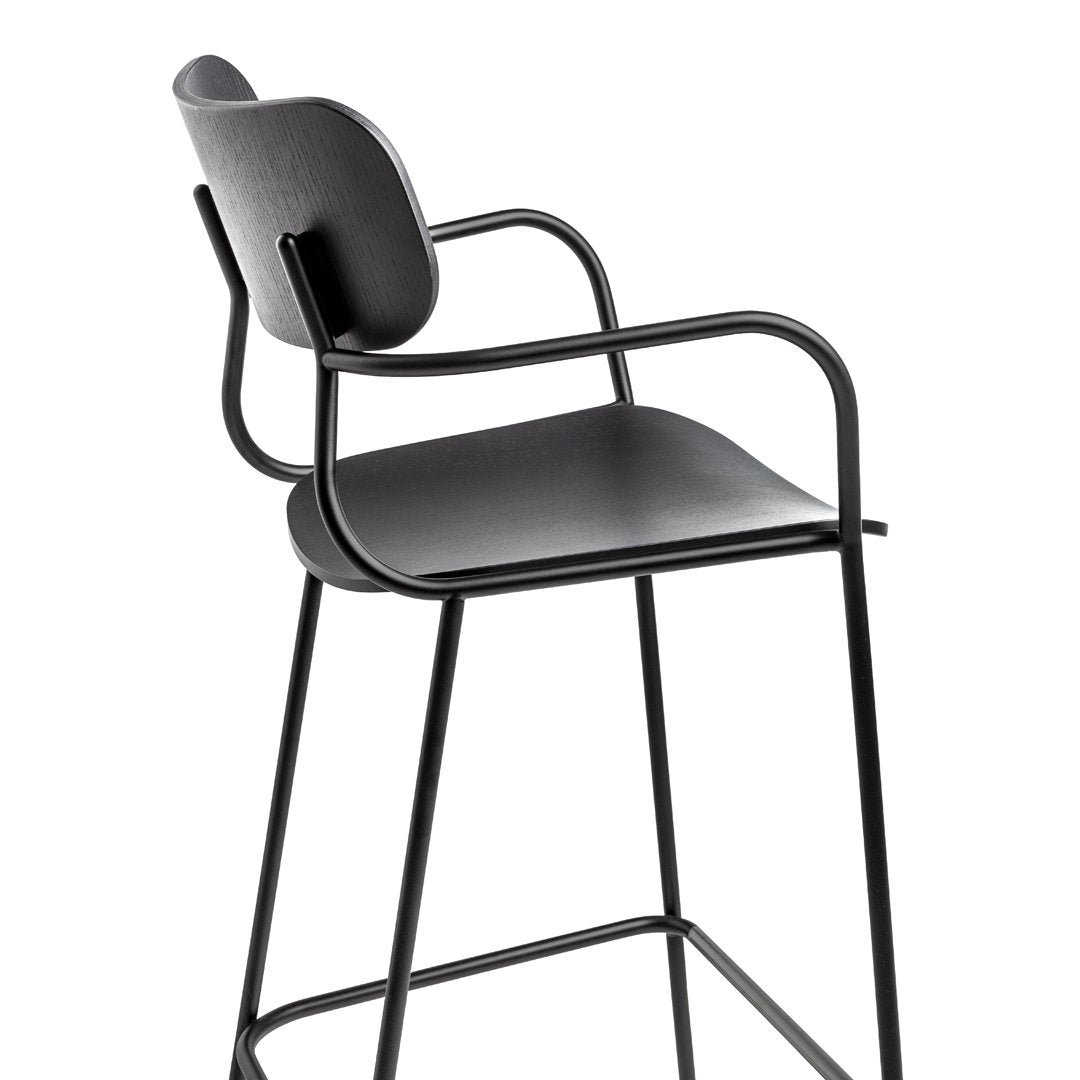 Kiyumi Wood Bar Stool