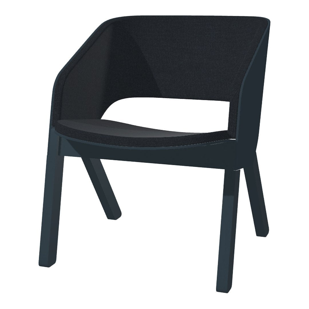 Merano Lounge Armchair - Upholstered - Oak Pigment Frame