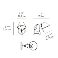 Tolomeo Classic LED Wall Spot Light w/o Switch