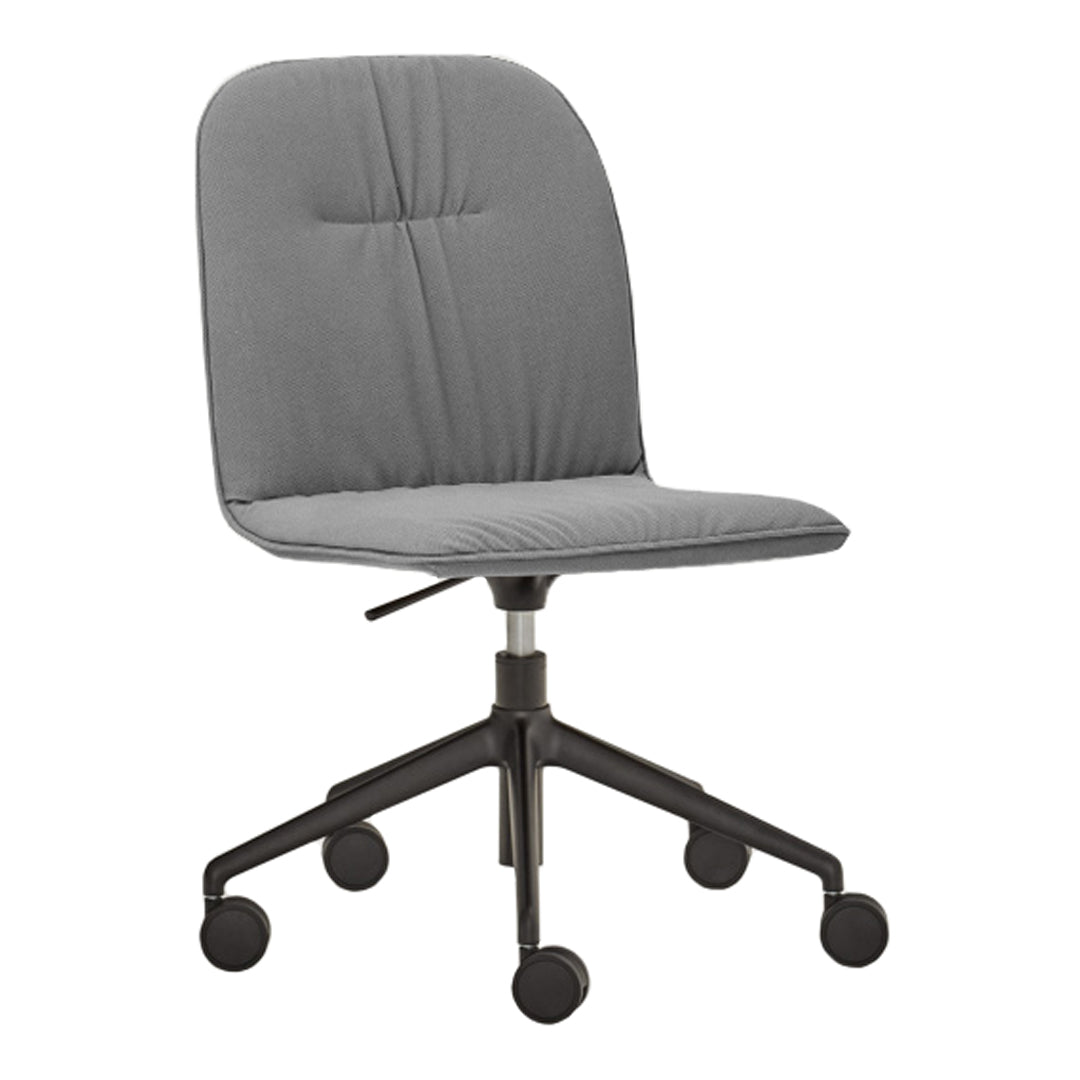Loop 2130DR Side Chair - 5-Star Swivel Base w/ Gas Lift and Castors