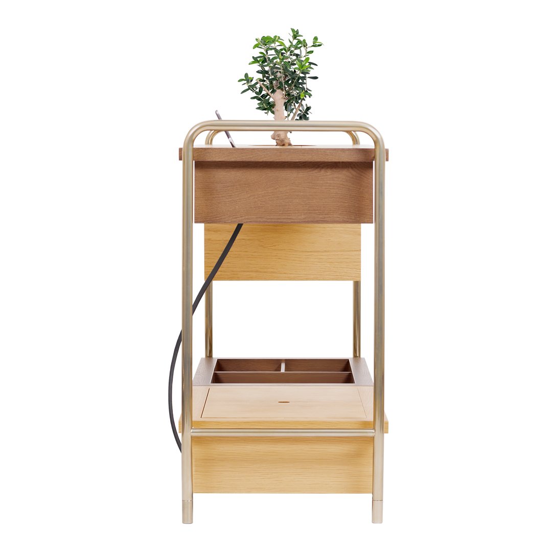 Amelia Console Table w/ Charging Box