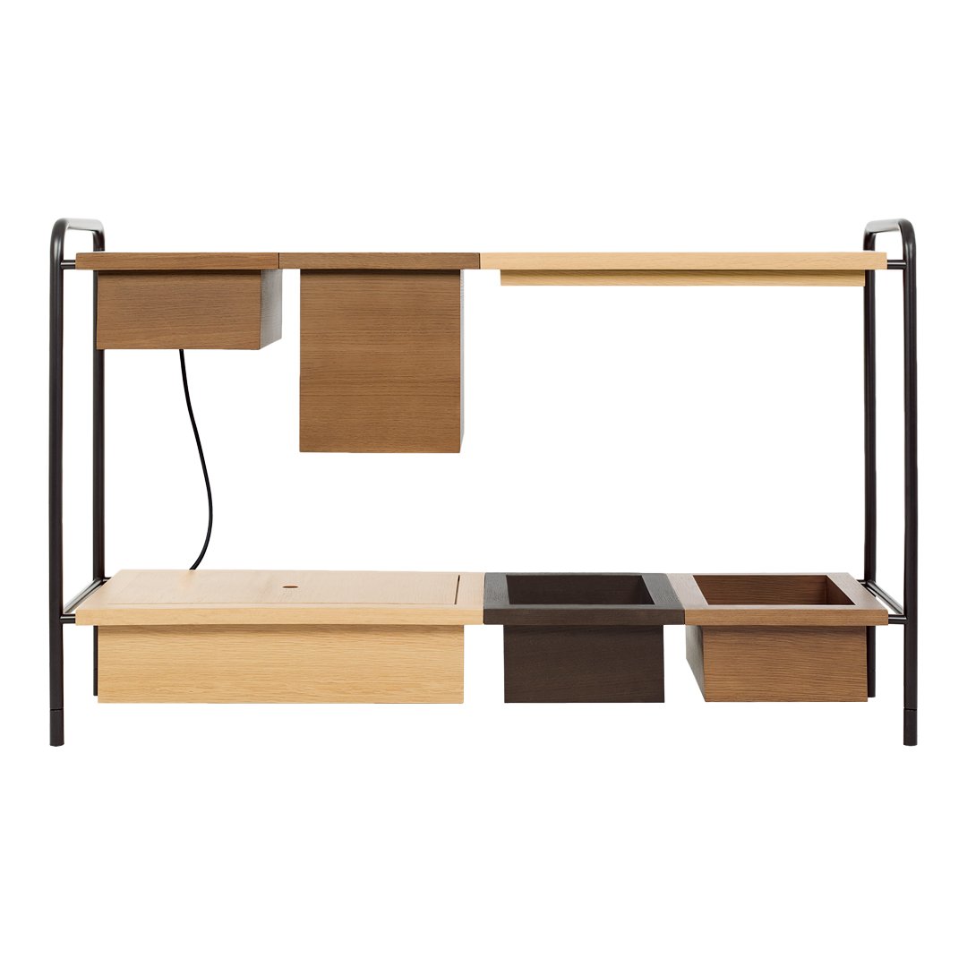 Theodore Console Table w/ Charging Box