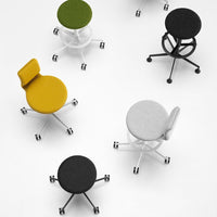 Lab Office Chair - Swivel Base, Adjustable