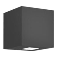 Effetto 1 Beam Square Outdoor Wall Light