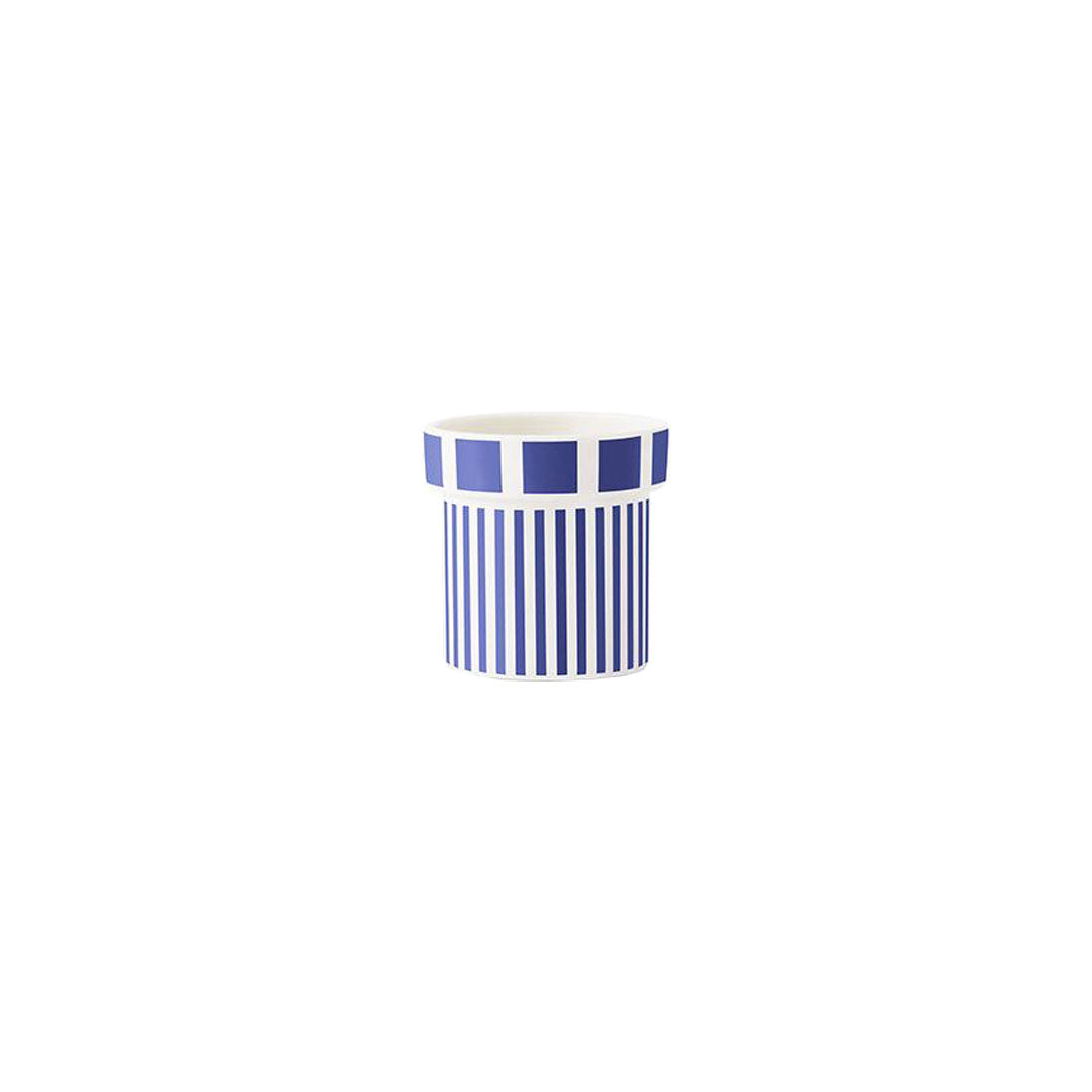 Lolli Stackable Cup - Royal Blue Stripes / 1.4 fl oz - 2.1" Ø x 2.1" H - Overstock