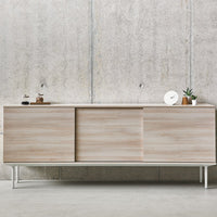 Longo Auxiliary Credenza - Two Sliding Doors