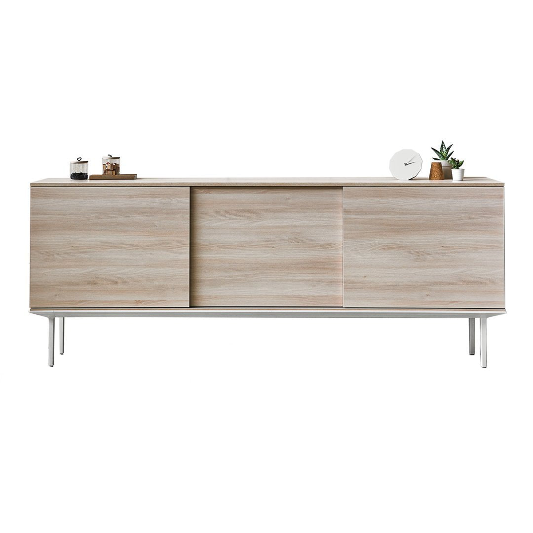 Longo Auxiliary Credenza - Two Sliding Doors