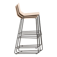 Marina Bar Stool - Sled Base